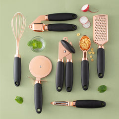Copper-Plated Peeler Set — Elegant Kitchen Tool Set, Counter-Ready Design
