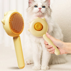 Self-Cleaning Pet Grooming Brush