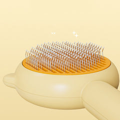 Self-Cleaning Pet Grooming Brush