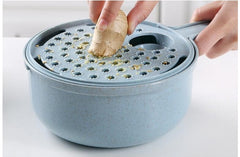 8-in-1 Mandoline Slicer & Grater Set — Slice, Peel, and Grate in Seconds