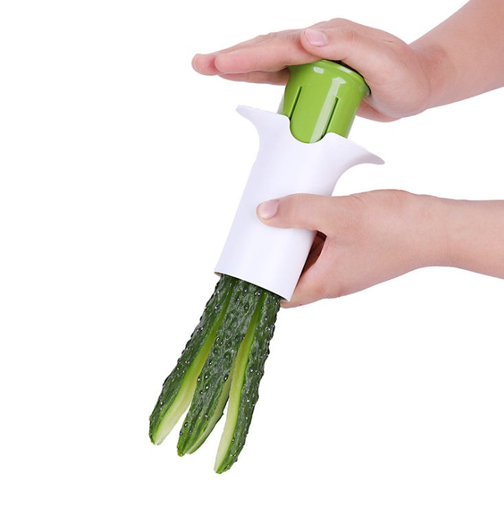 5-in-1 Vegetable & Fruit Slicer Set — Creative Cutter for Cucumber, Carrot, Strawberry & More