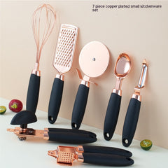 Copper-Plated Peeler Set — Elegant Kitchen Tool Set, Counter-Ready Design