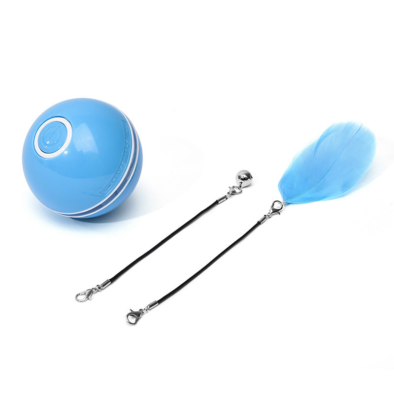 LED Rolling Interactive Cat Toy